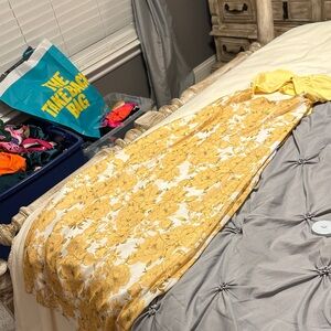 Yellow Floral maxi dress